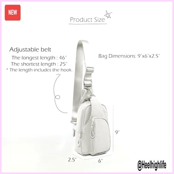 Lightweight Waterproof Sling Backpack with Adjustable Strap for Travel Hiking main image 7
